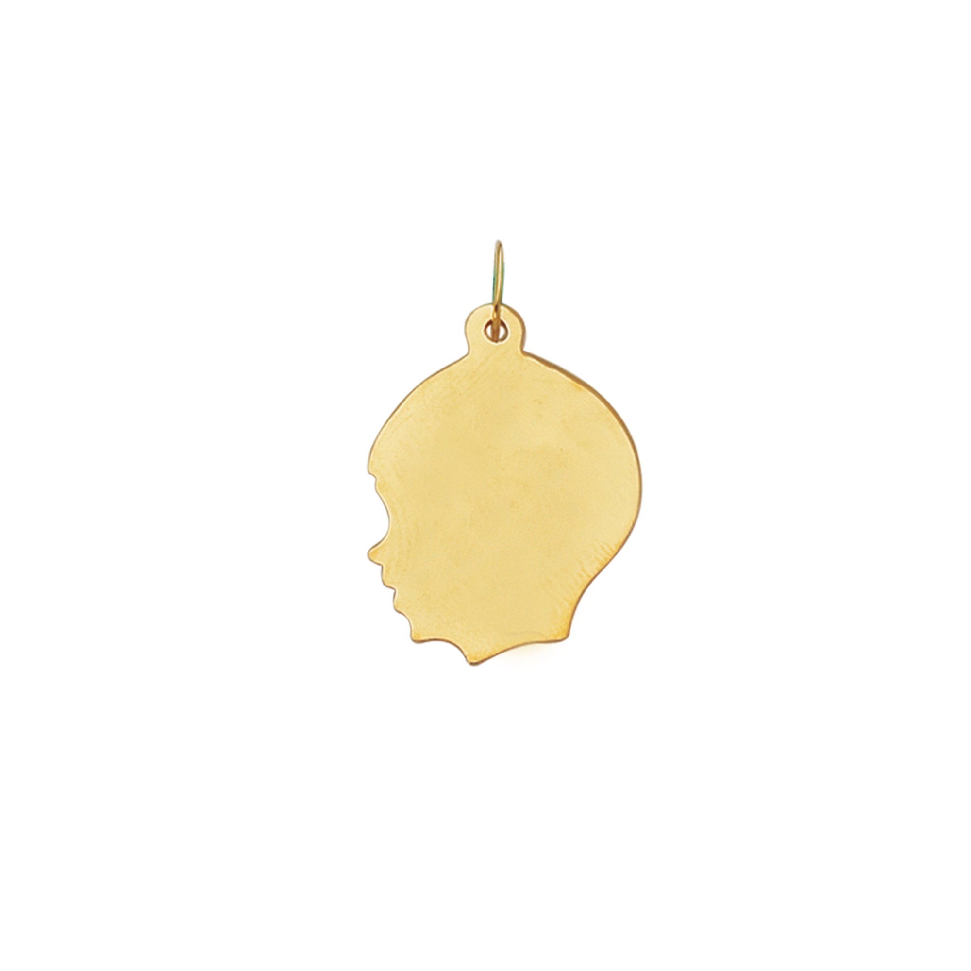 14K Yellow Gold Medium Boy Charm
