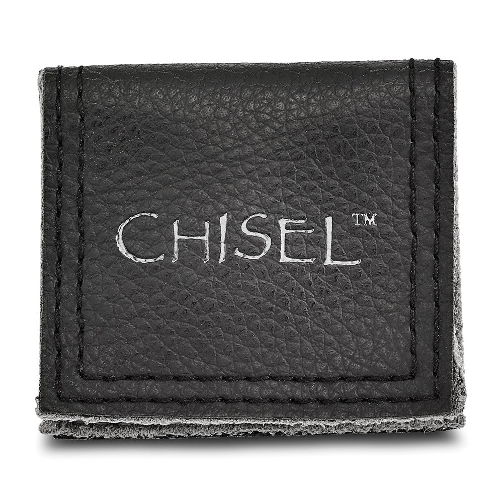 Chisel Cobalt Beveled Edge Satin 8mm Band
