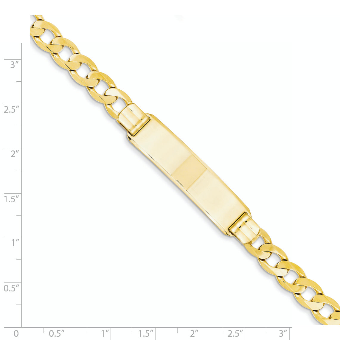 14K Curb Id Bracelet