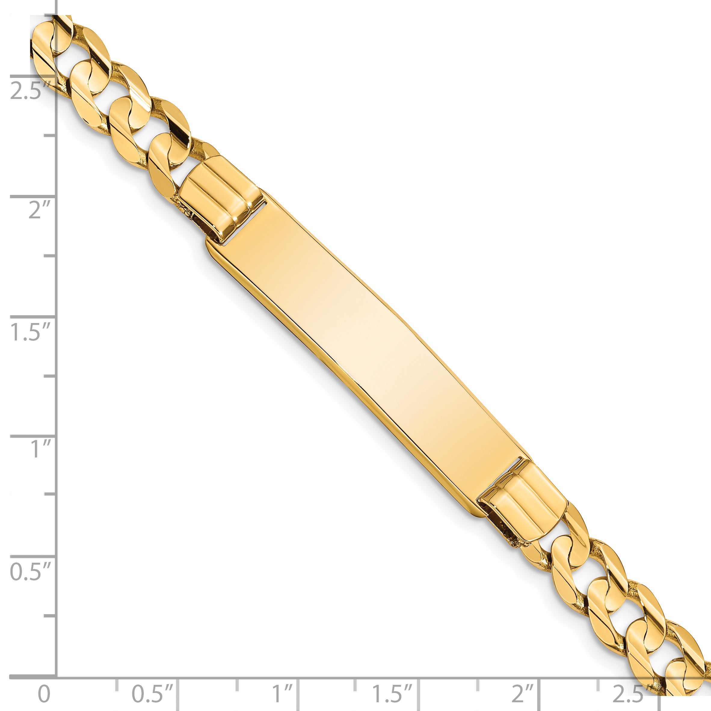 14K Curb Id Bracelet