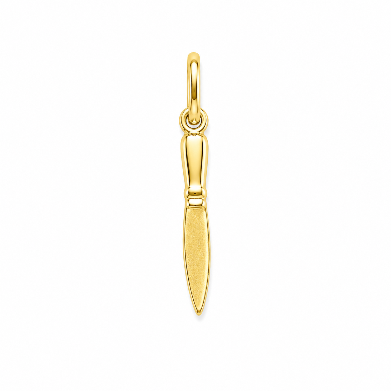 18KT Yellow Gold Knife Pendant [A0B6]