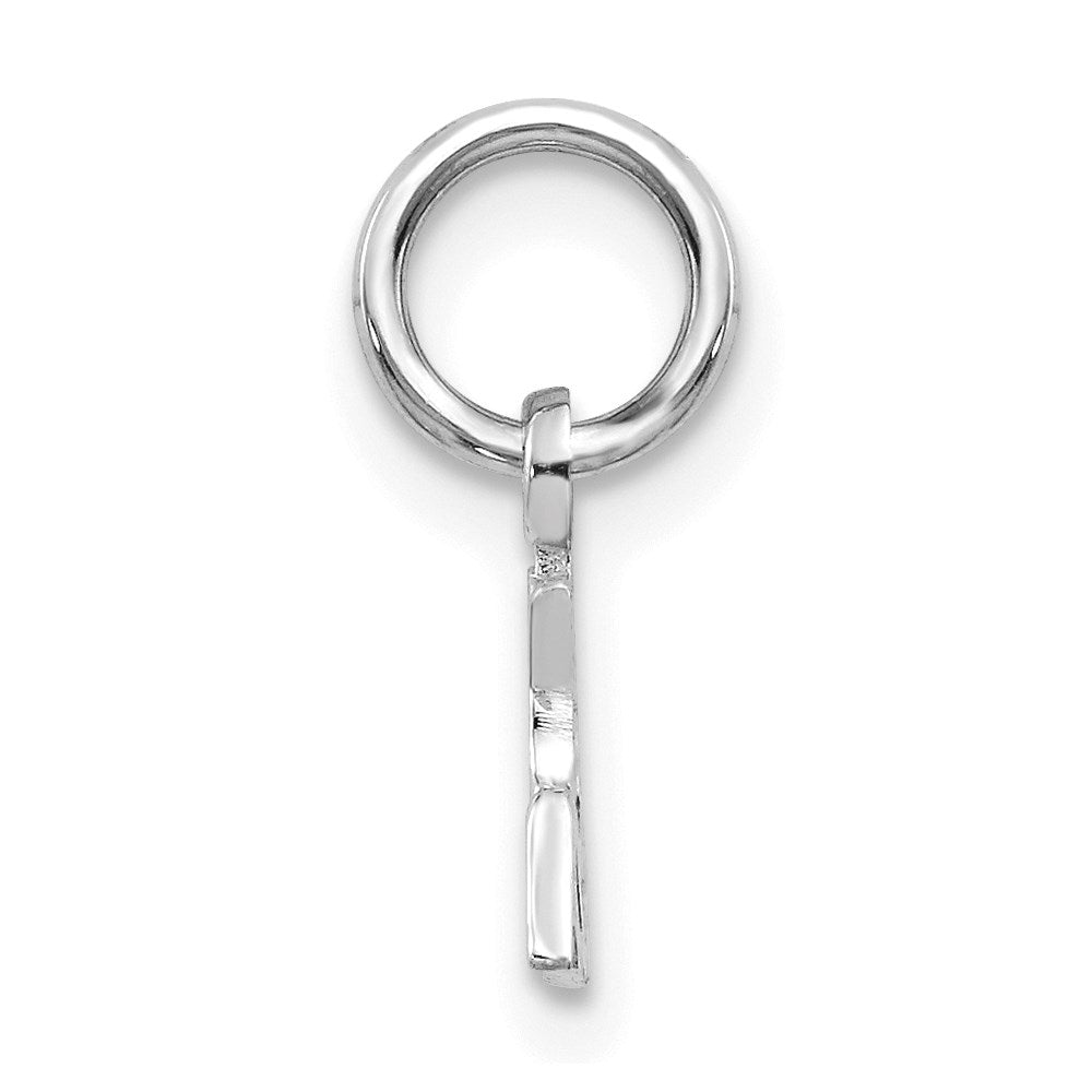 14k White Gold I HEART MY GRANDMA Charm