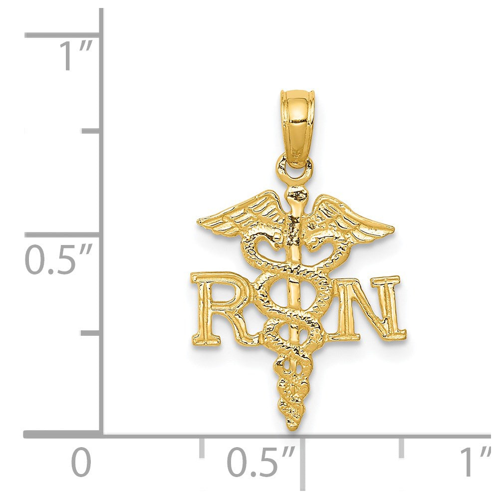 14k Polished R.N. Pendant