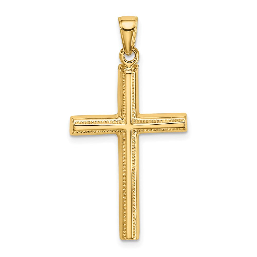14k Polished Cross Pendant