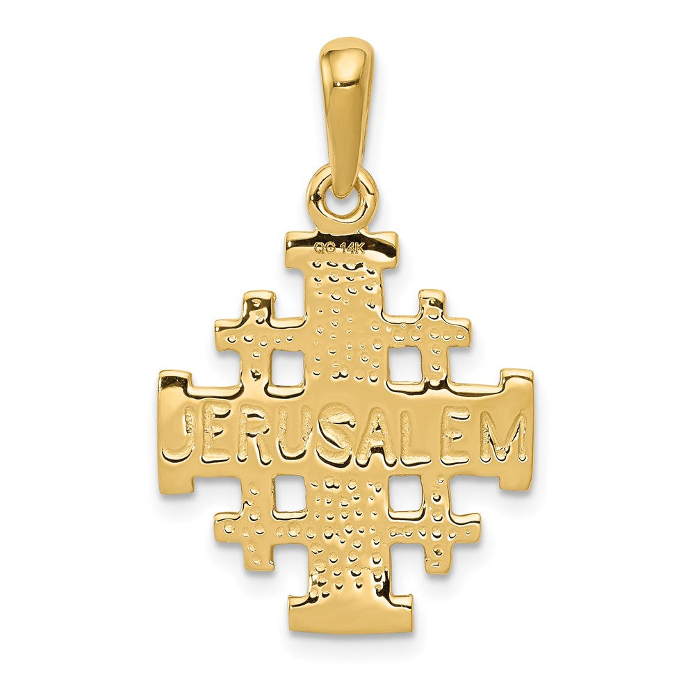 14k Jerusalem Cross Pendant