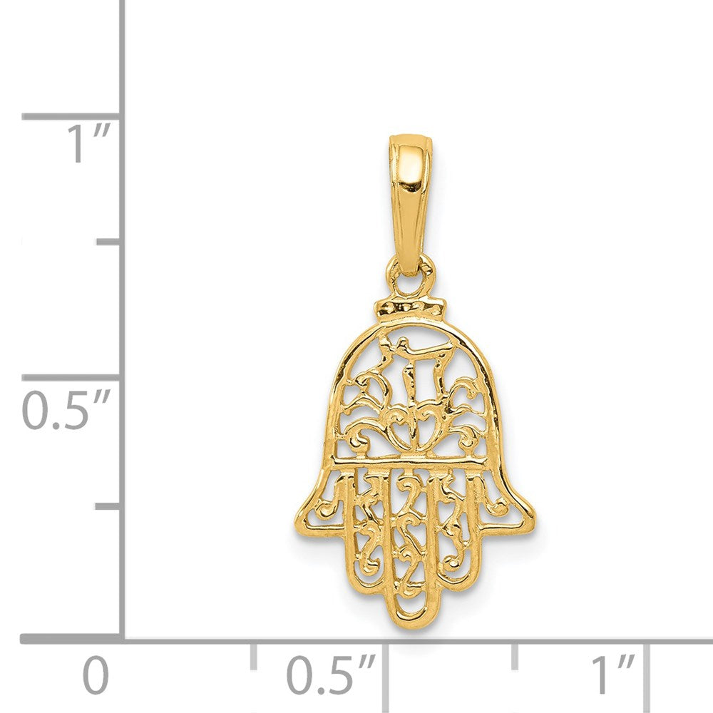 14k Chamseh Pendant