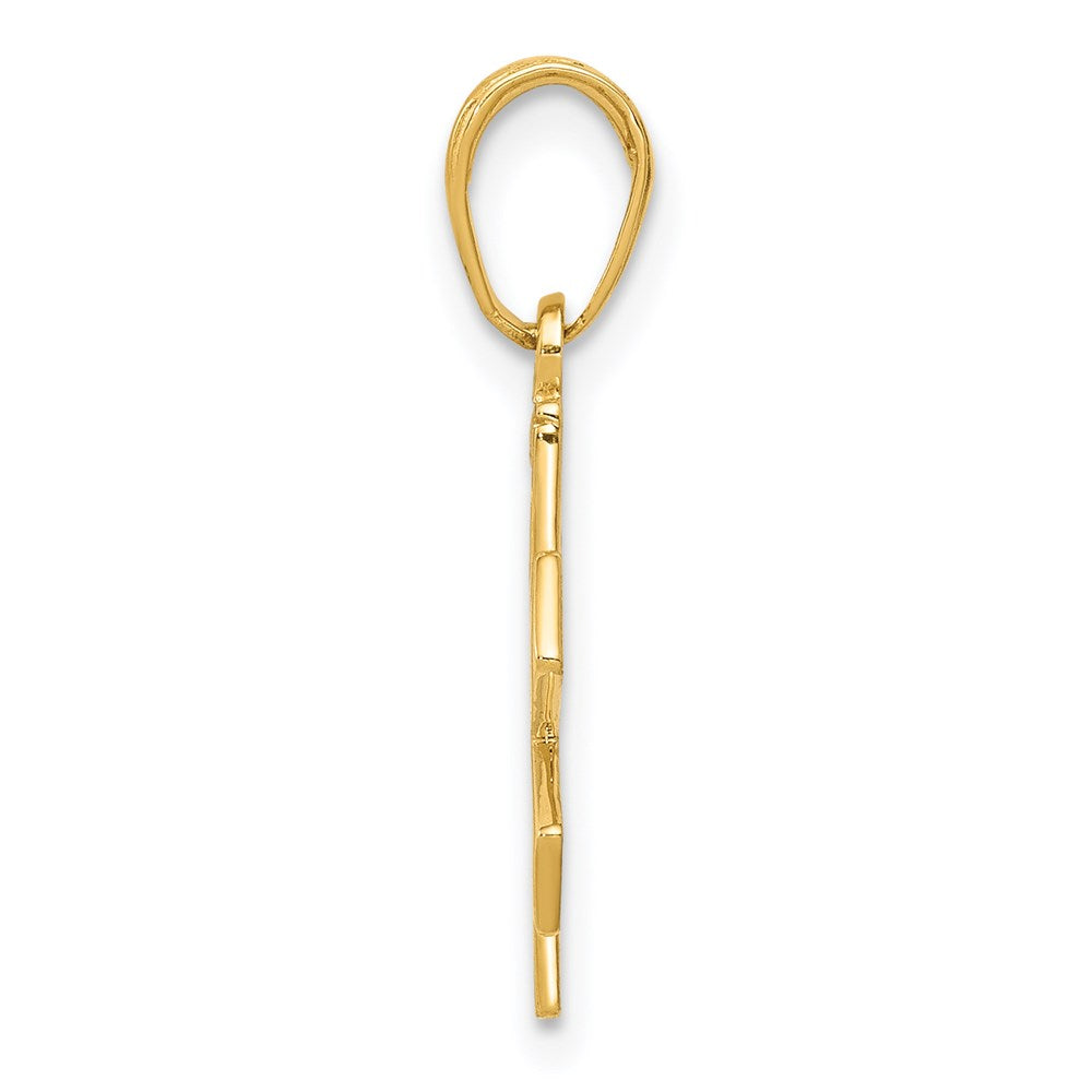 14K Paramedic/EMT Symbol Pendant