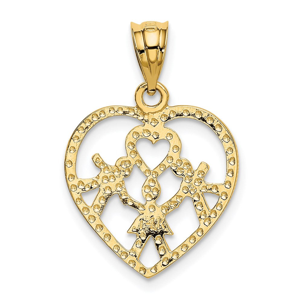14k Heart Charm