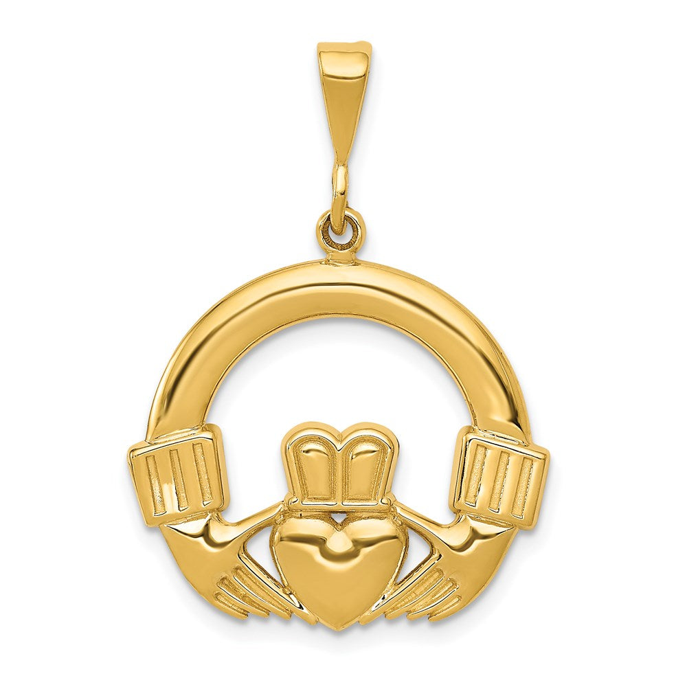 14k Claddagh Pendant