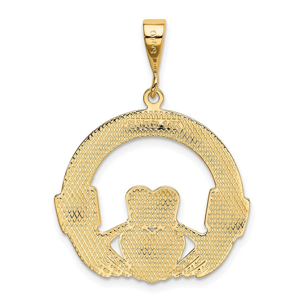 14k Claddagh Pendant