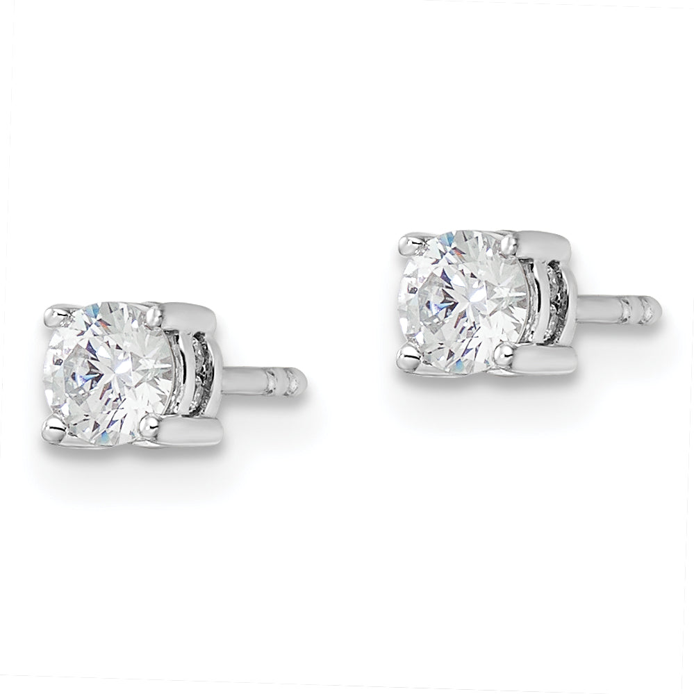 14K White Gold Lab Grown Vs/Si Fgh Dia Fashion Earrings