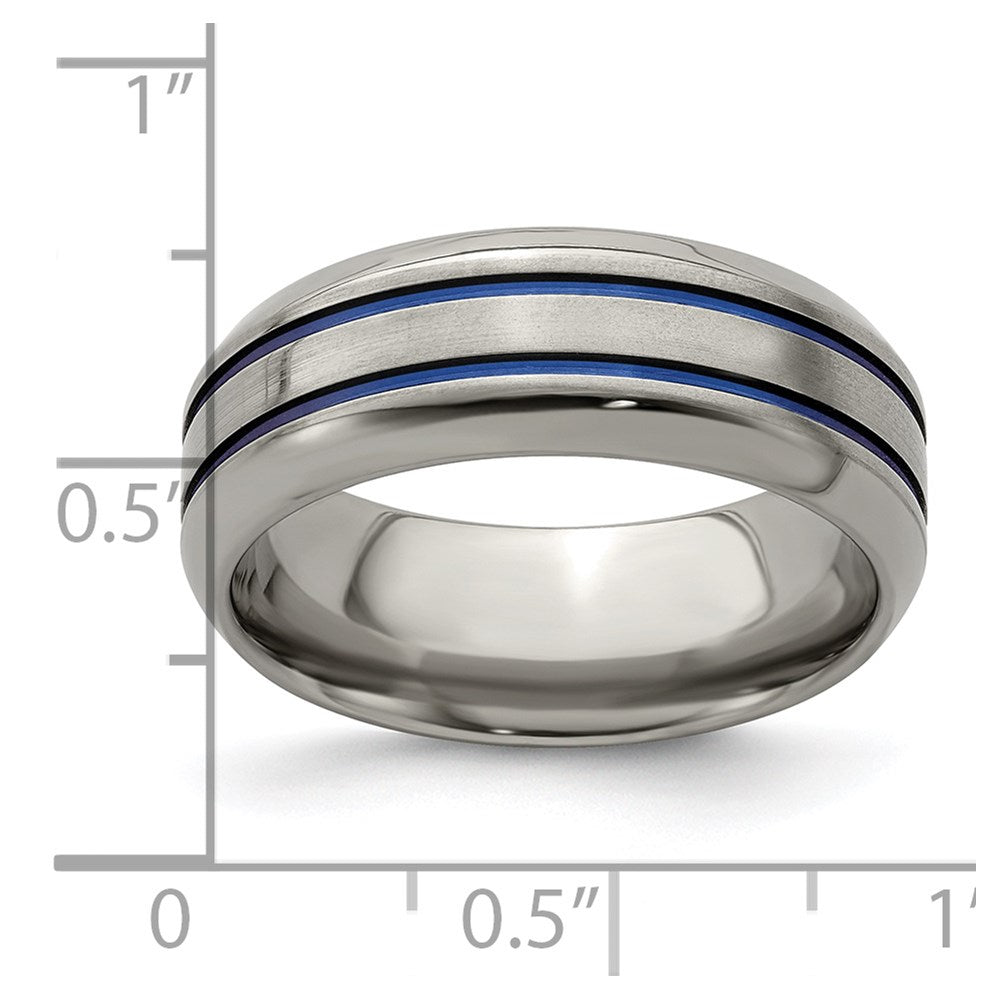 Edward Mirell Titanium with Bevel 8mm Band