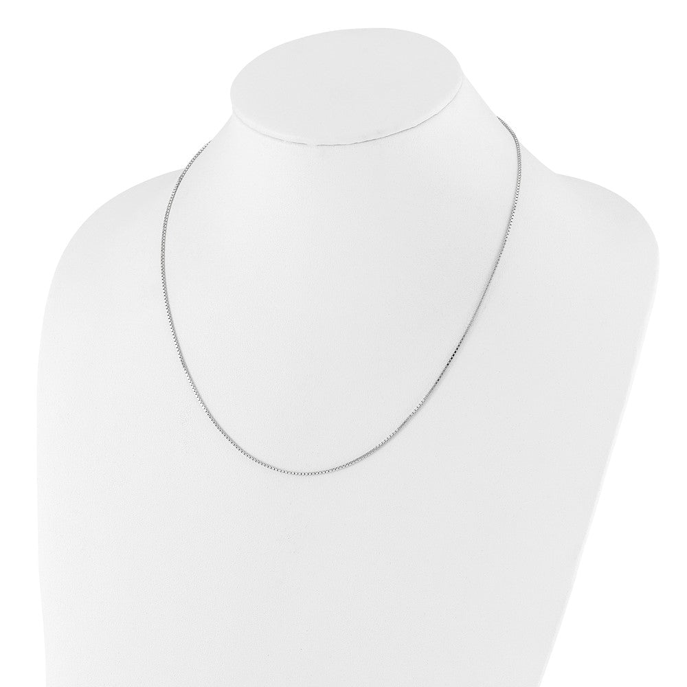 Sterling Silver Adjustable 1.1mm Box Chain
