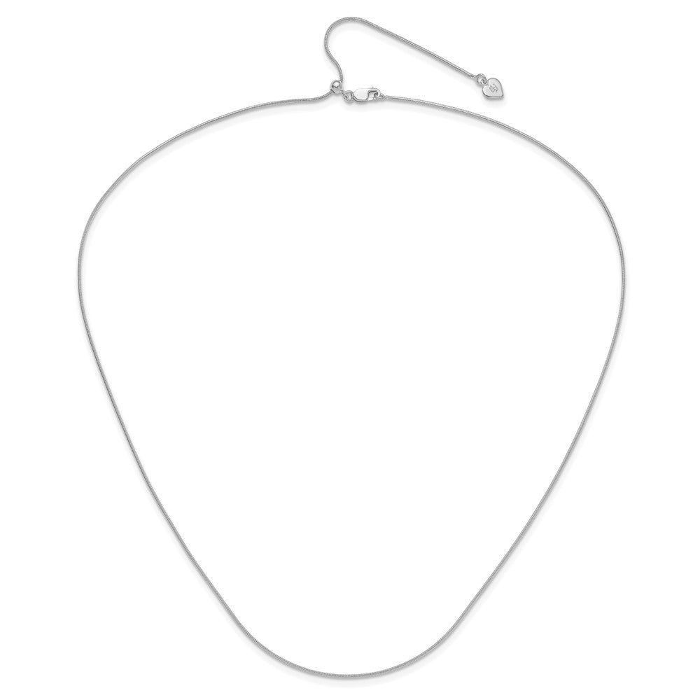 Sterling Silver Adjustable .95mm Snake Chain