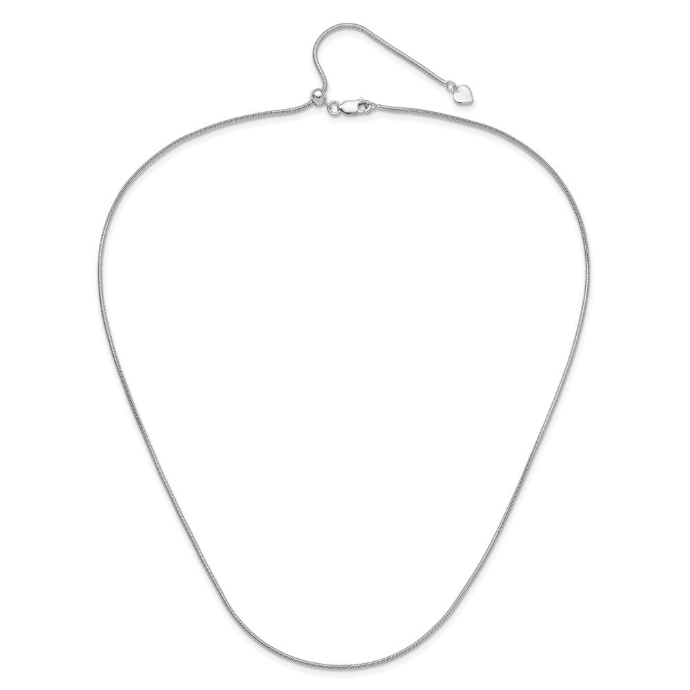 Sterling Silver Adjustable 1.4mm Snake Chain