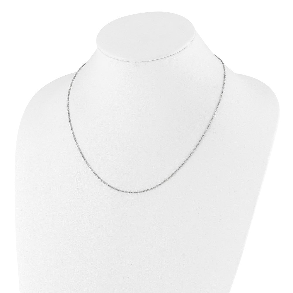 Sterling Silver Adjustable 1.35mm Loose Rope Chain