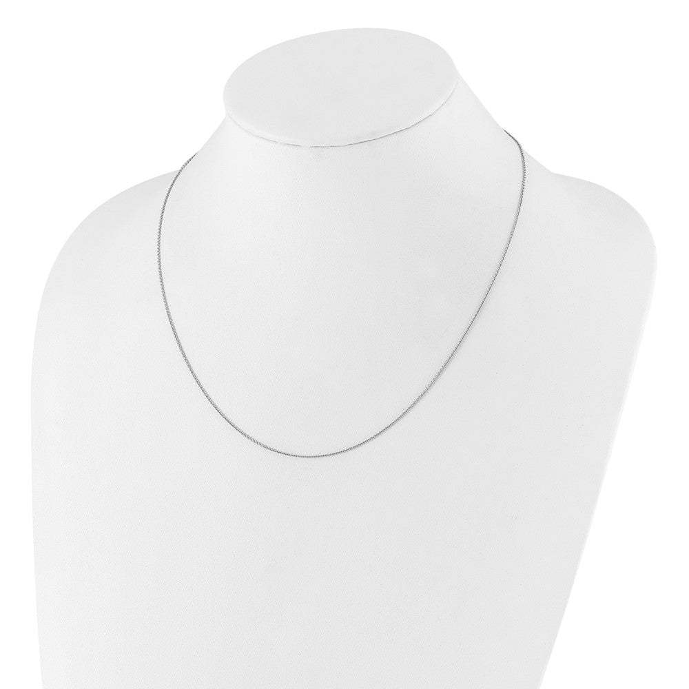 Sterling Silver Adjustable .95mm Rolo Chain