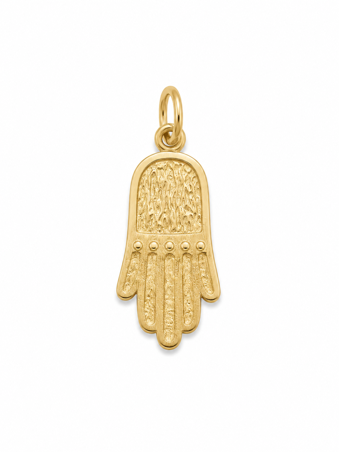 14KT Hand Sign Yellow Gold Pendant [A0B8]