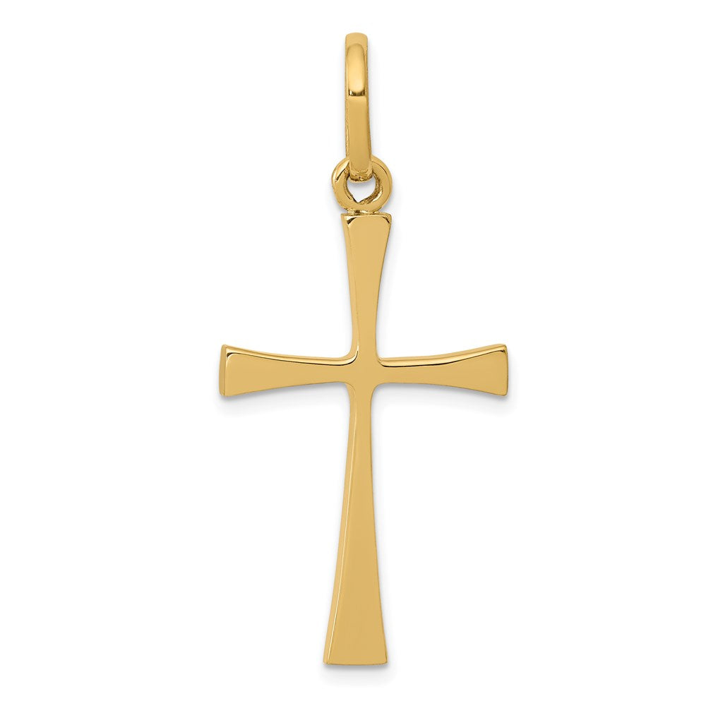 14k Polished Cross Pendant