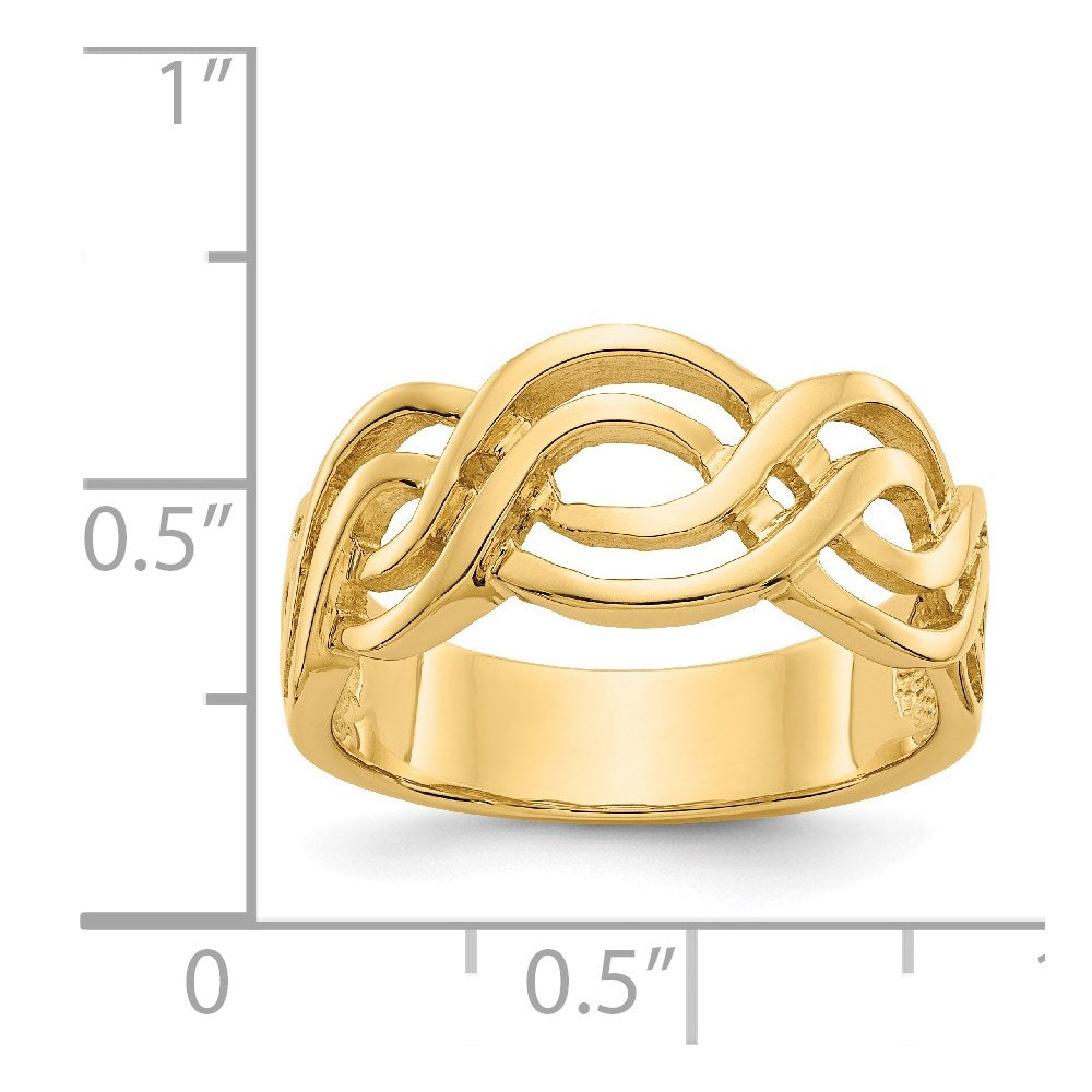 14k Infinity Ring