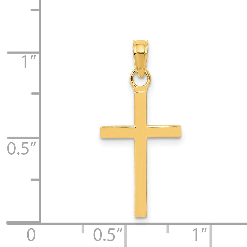 14k Polished Cross Pendant