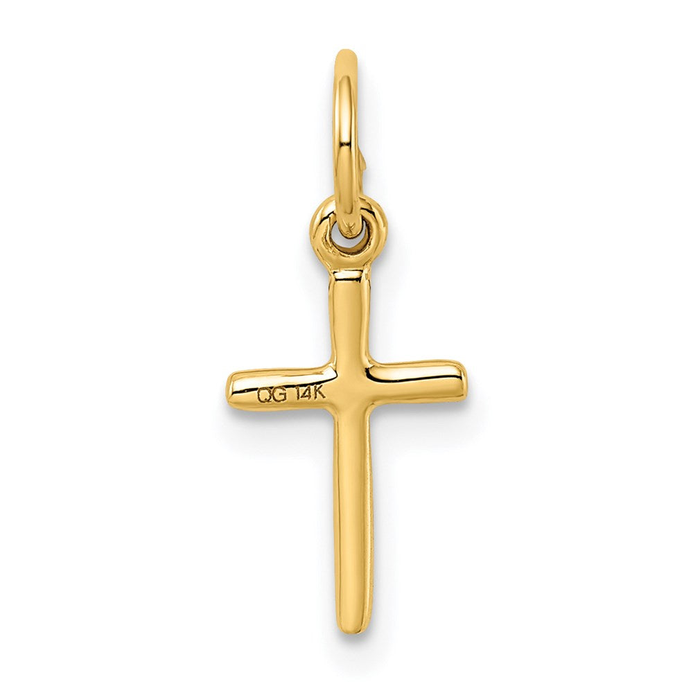 14k Small Cross Charm