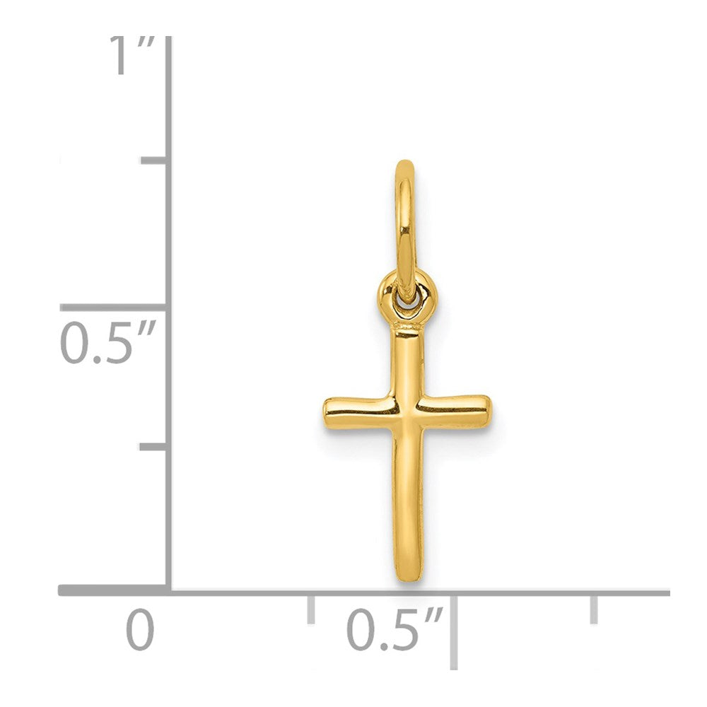 14k Small Cross Charm