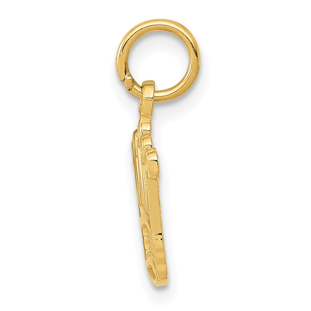 14k Kings Crown Charm