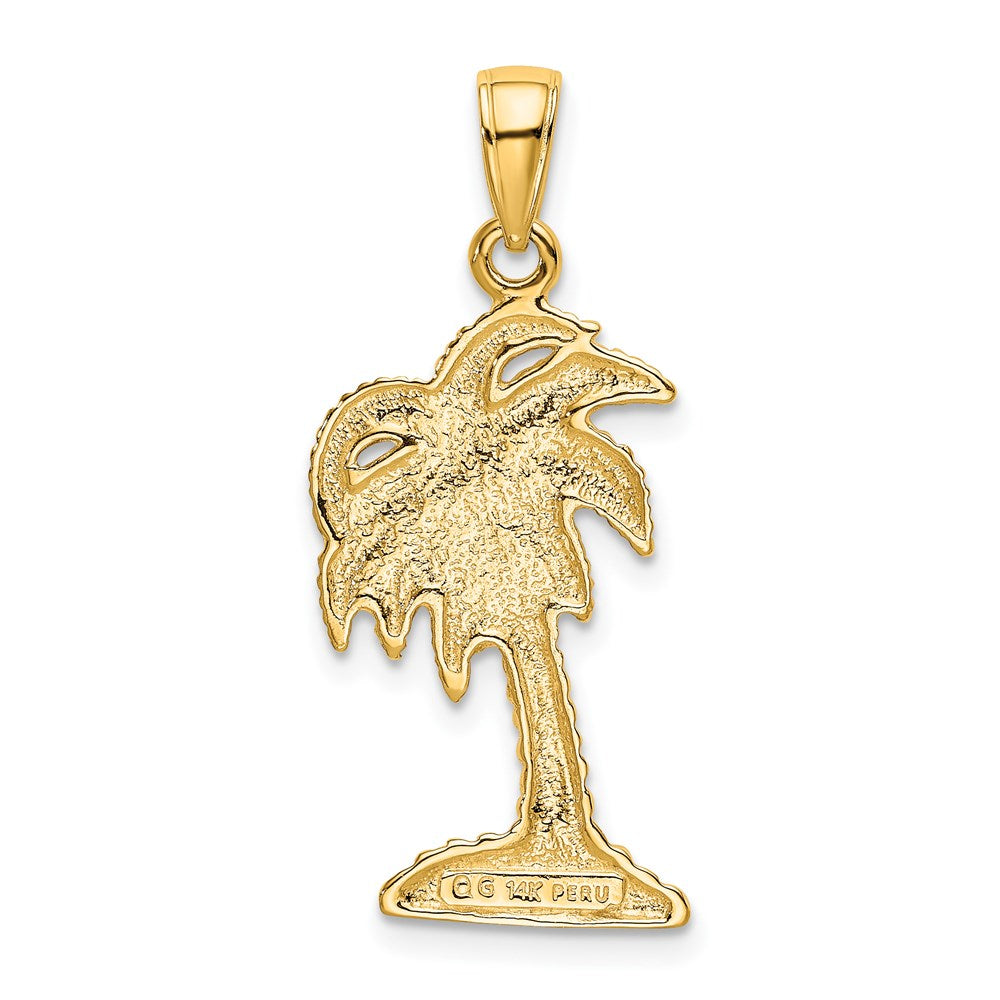 14k Palm Tree Pendant