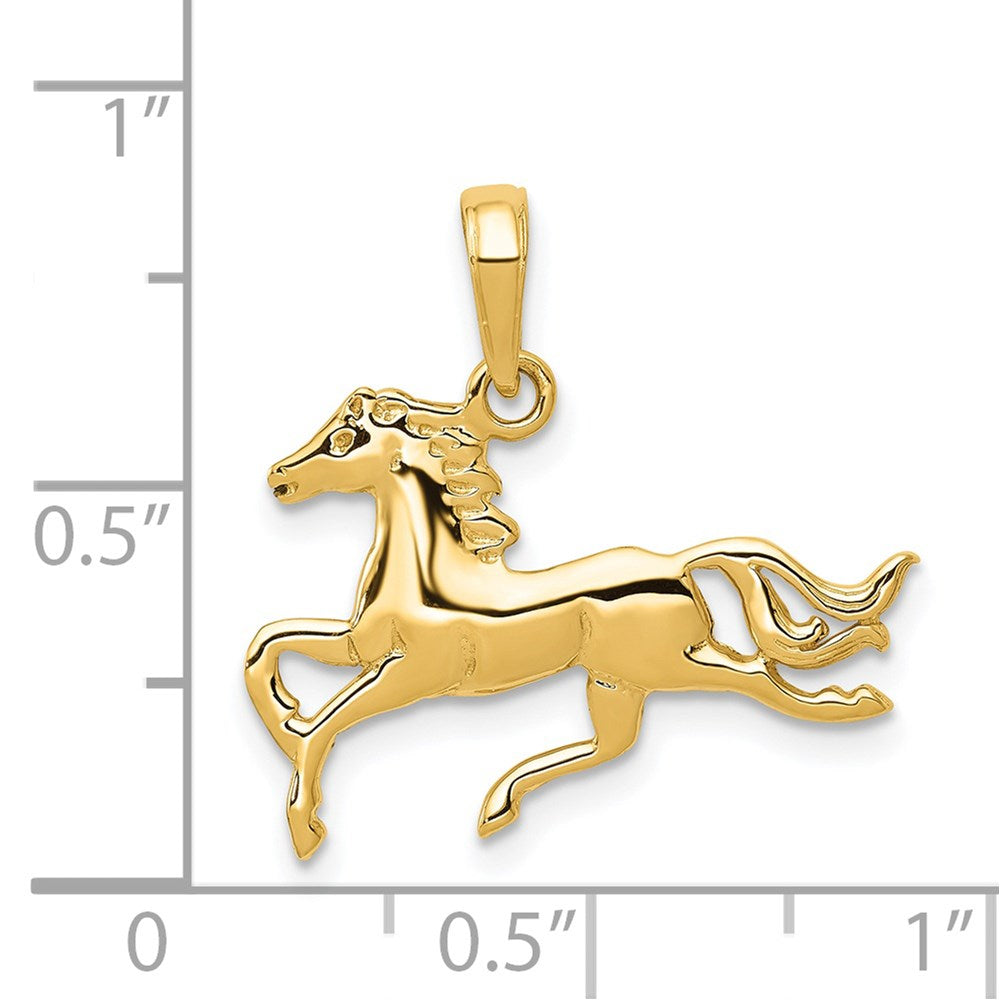 14k Horse Pendant