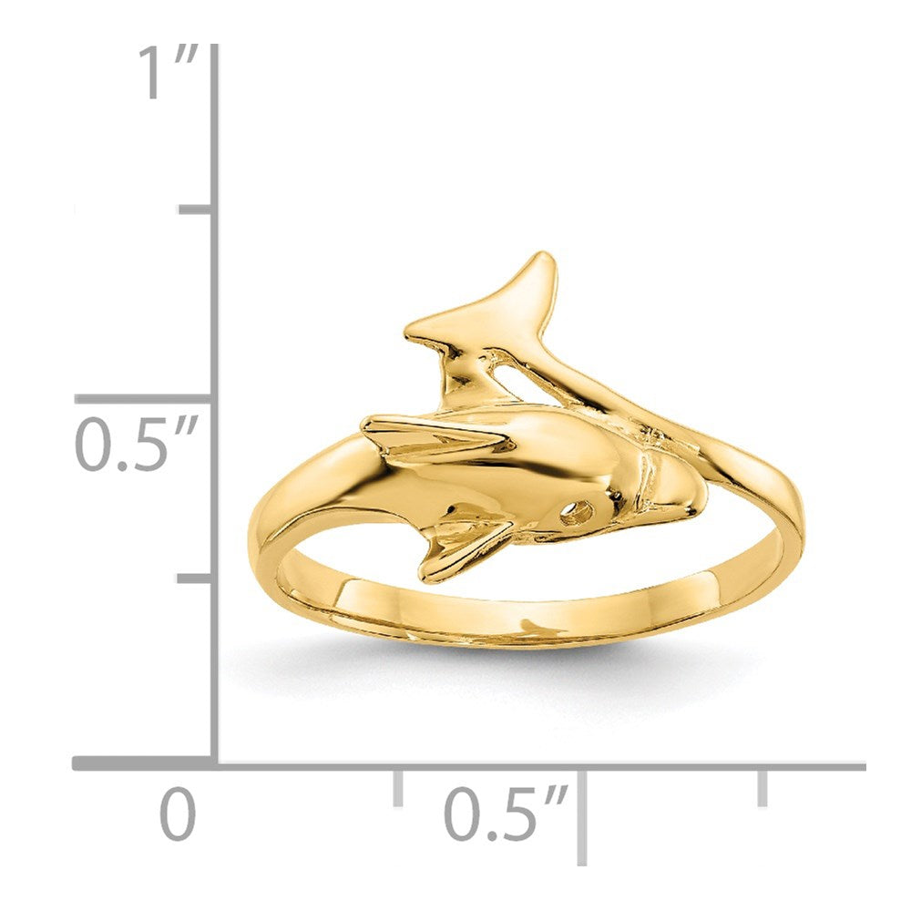 14k Dolphin Ring
