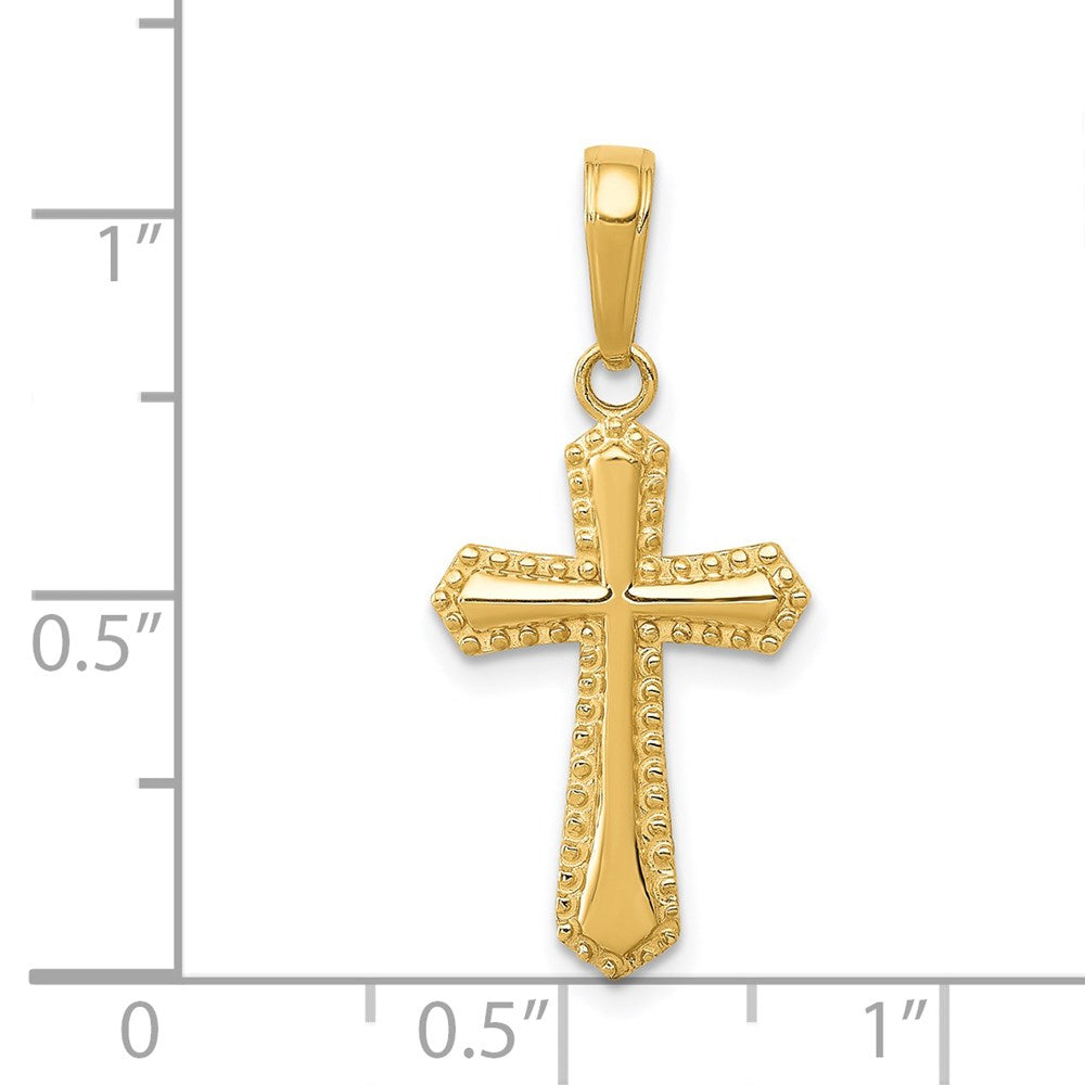 14k Passion Cross Pendant