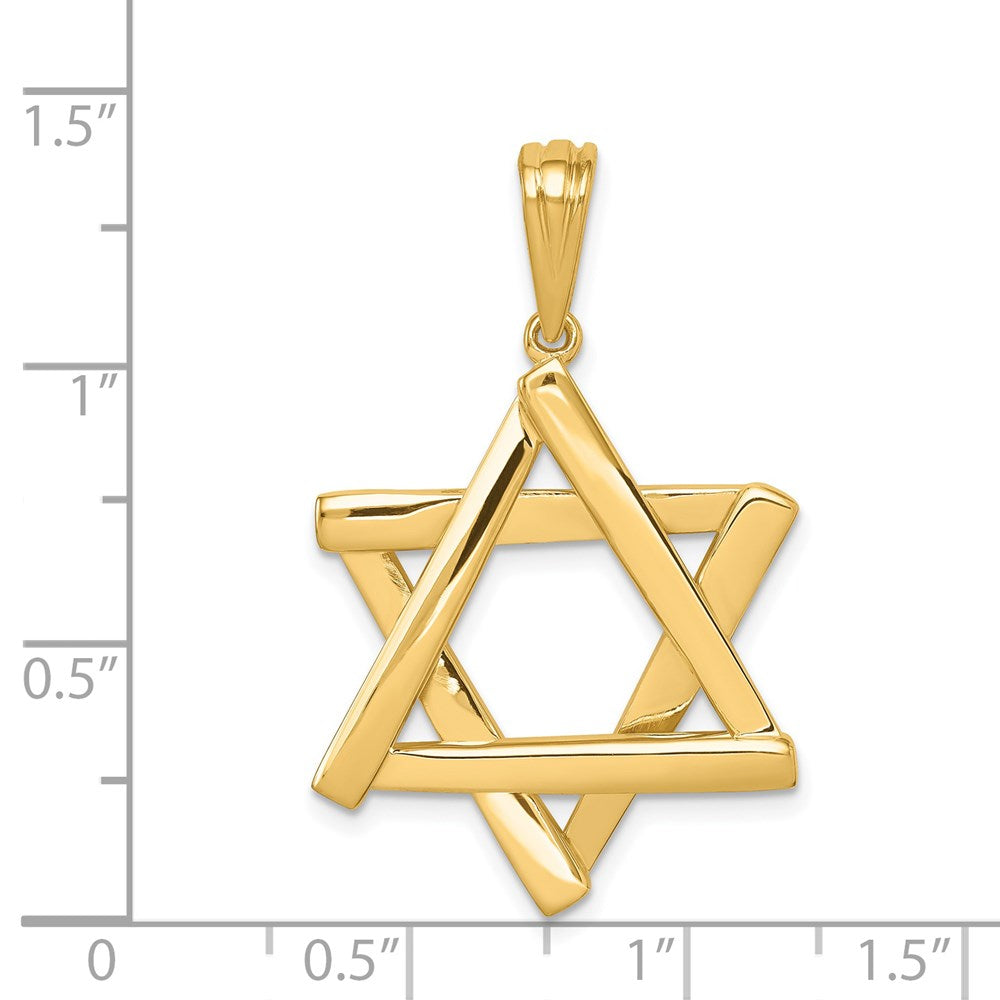 14K Star of David Pendant