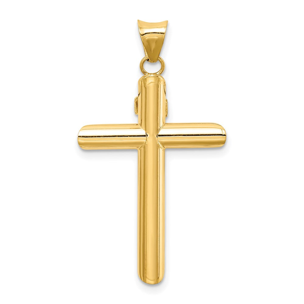 14k Two-Tone Polished Crucifix Pendant