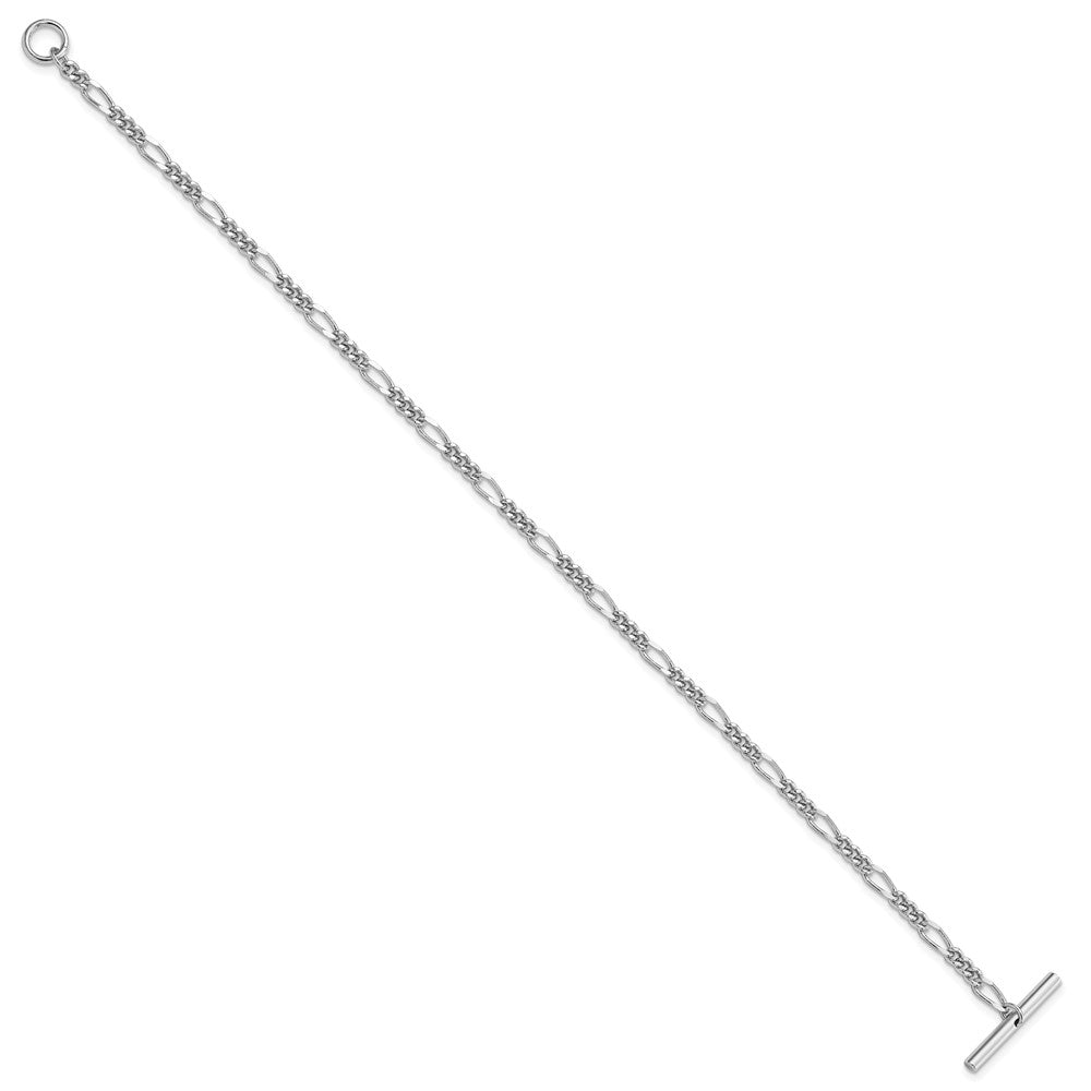 Kelly Waters Rhodium-plated Figaro Tie Chain