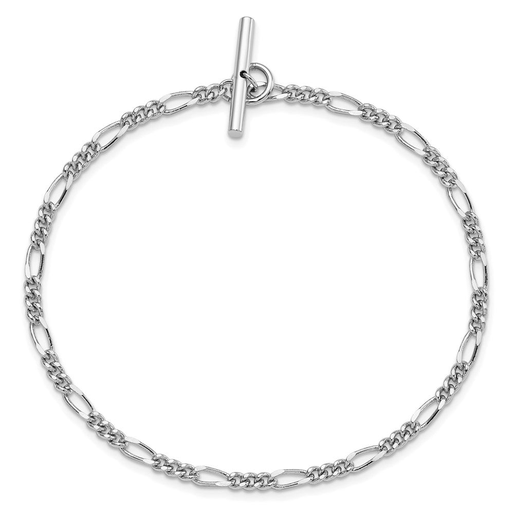 Kelly Waters Rhodium-plated Figaro Tie Chain