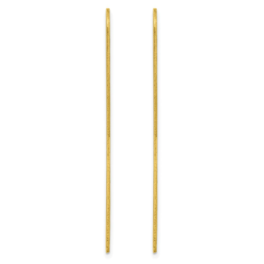 Kelly Waters Brass Pair of Two 2 inch Engravable Collar Stays