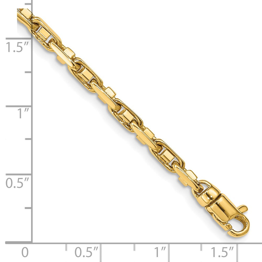 14K 20 inch 3.8mm Polished Fancy Link with Lobster Clasp Chain