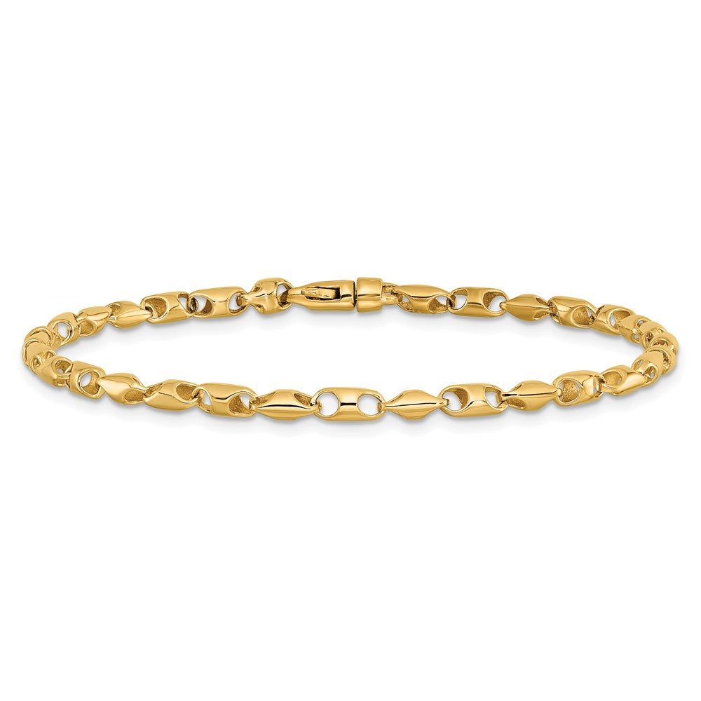14K 20 inch 3.1mm Fancy Link with Lobter Clasp Chain