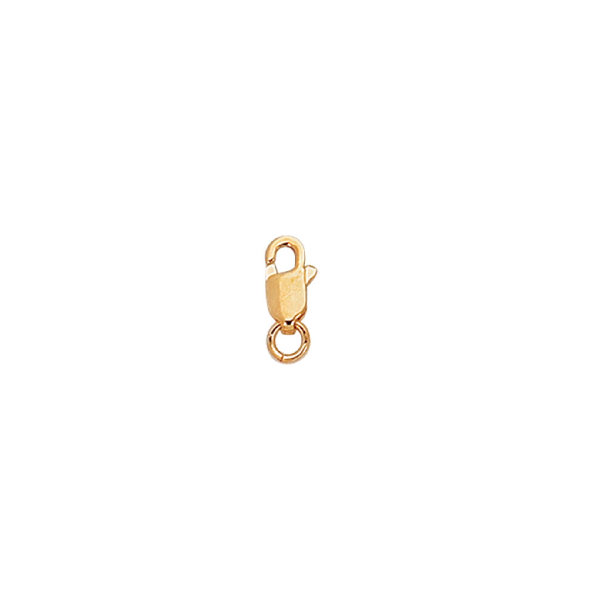 14K Yellow Gold 8Mm Rectangular Lobster Lock