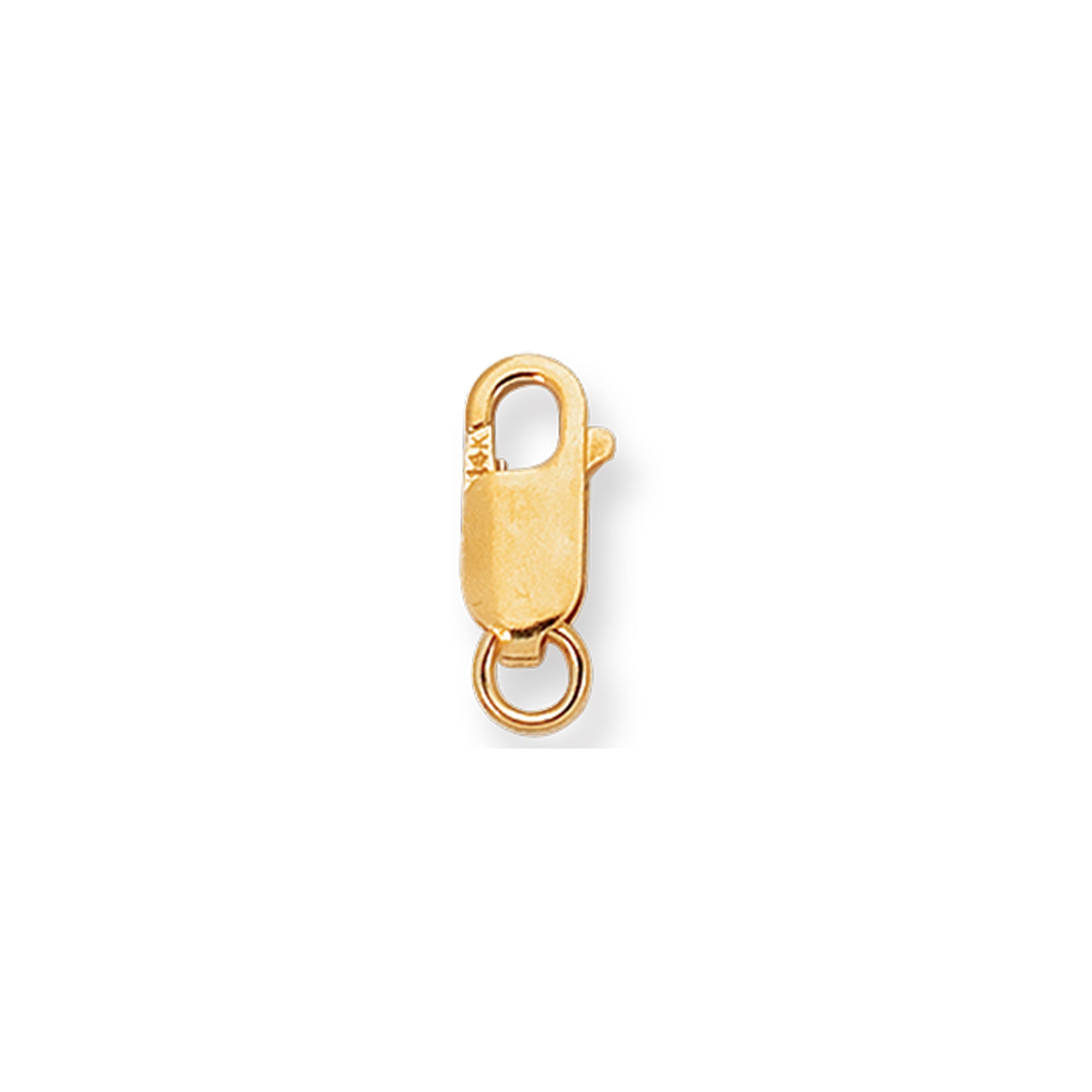 14K Yellow Gold 13Mm Rectangular Lobster Lock