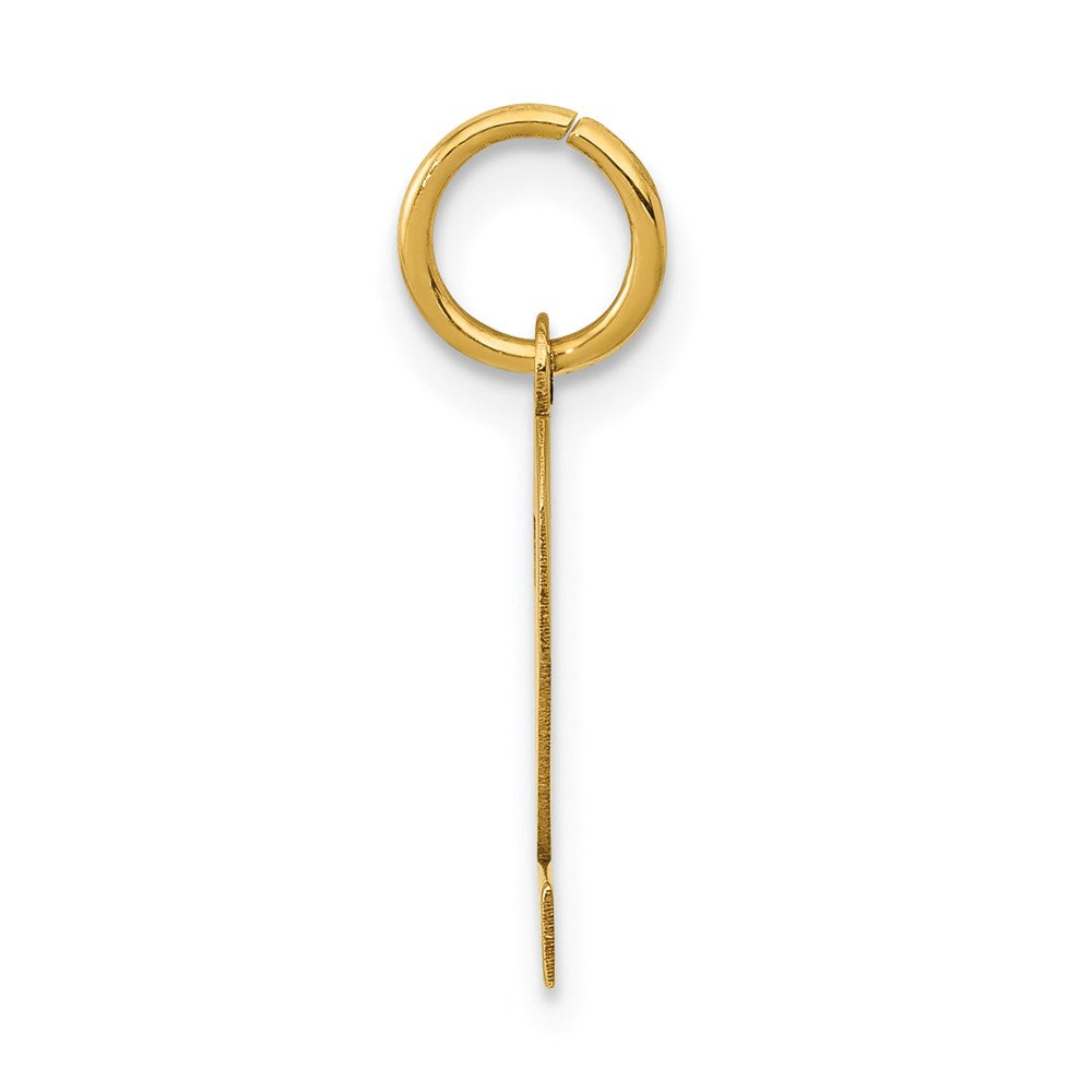 14k Small Polished Number 2 Charm