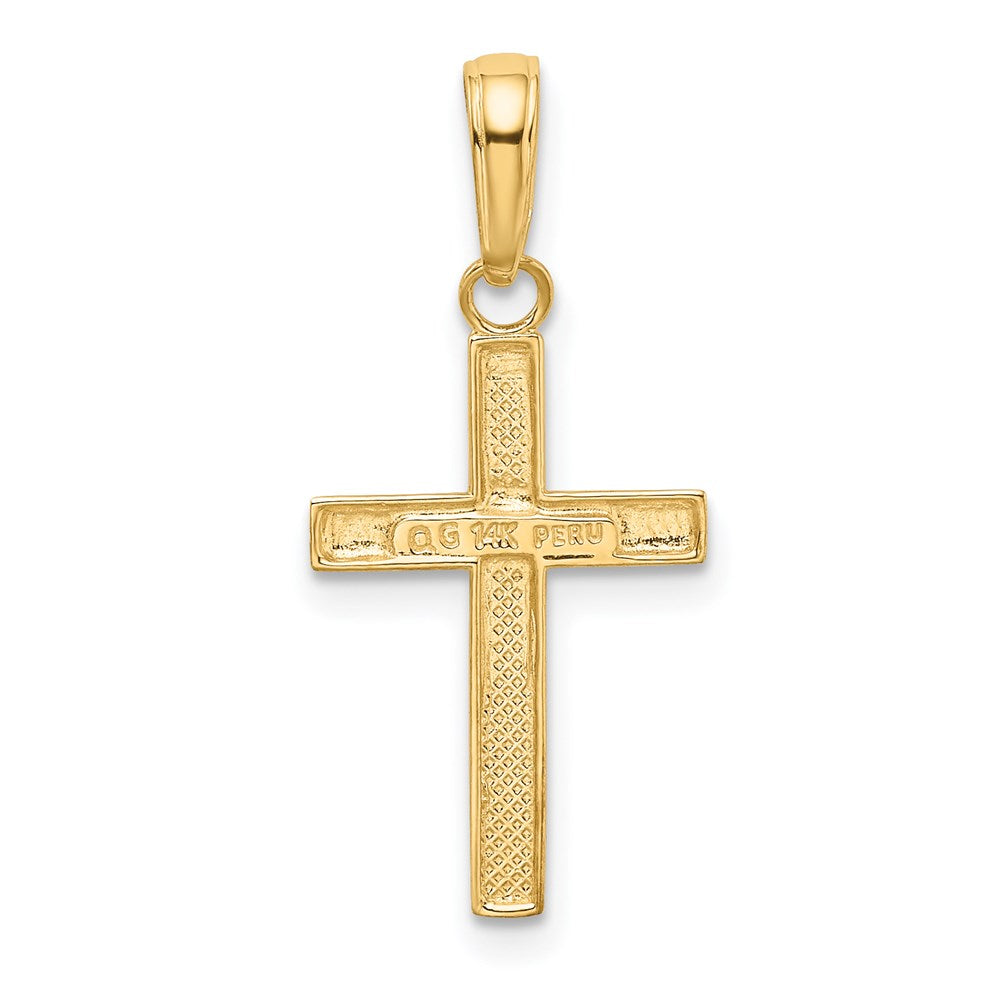 14k Small Cross Pendant