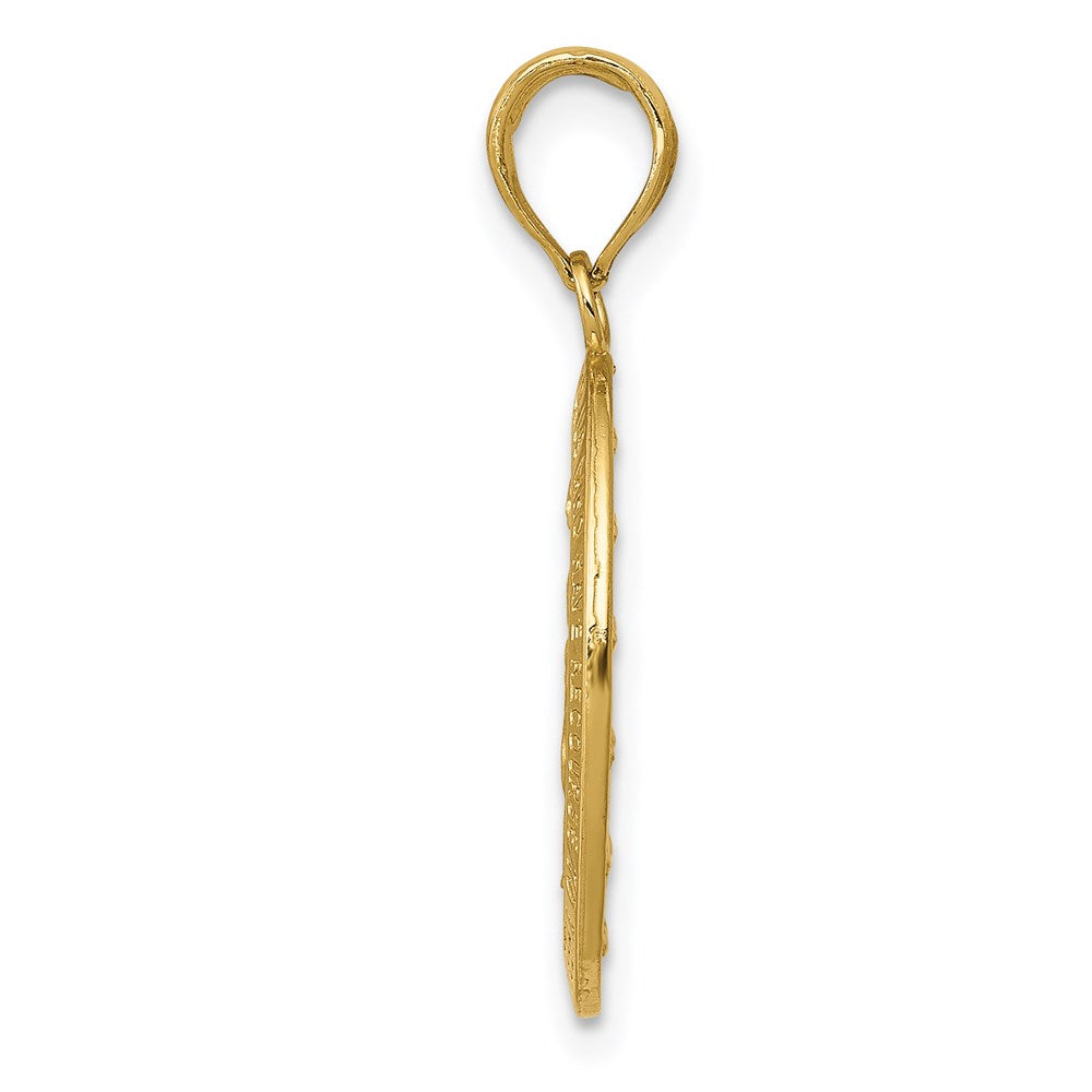 14k Miraculous Medal Pendant