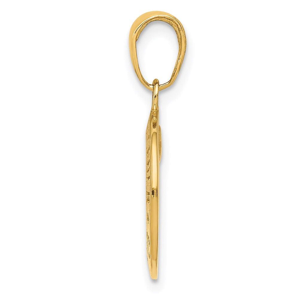 14k Saint Christopher Medal Charm