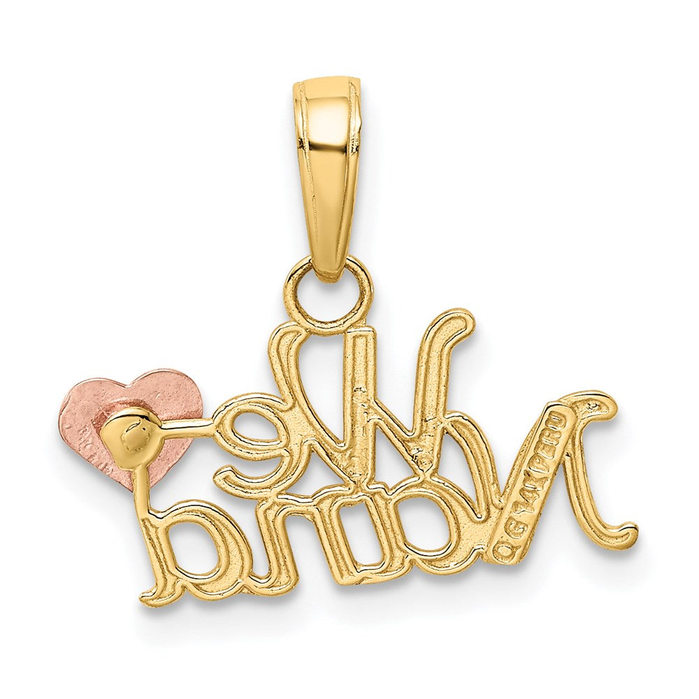 14k Two-Tone WE LOVE NANA Charm