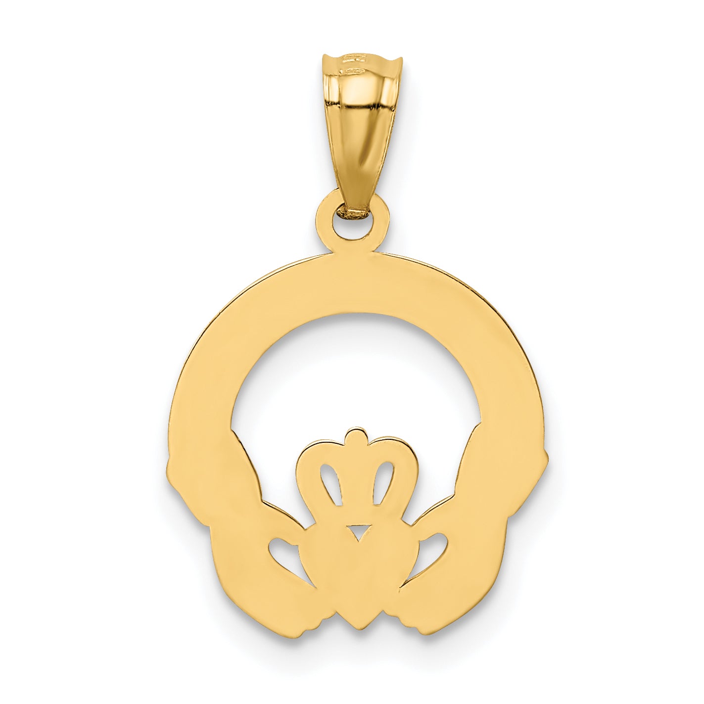 14k Claddagh Charm