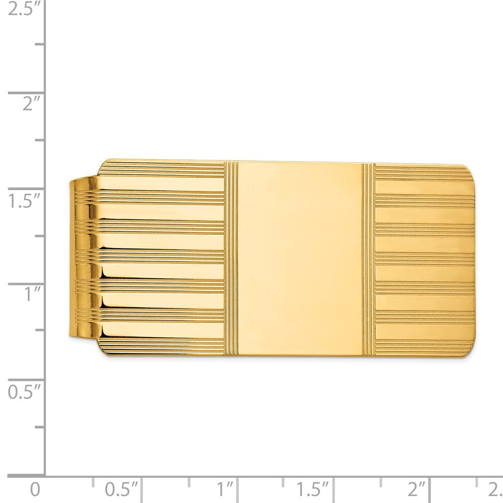 14k Men's Polished Money Clip