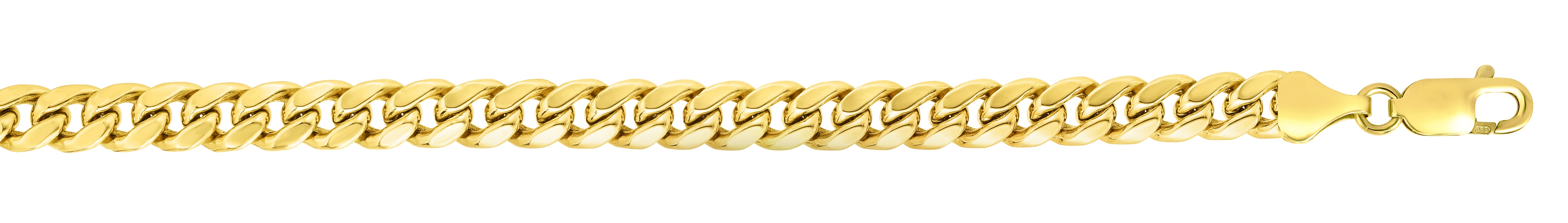 14K Yellow Gold 2.6mm 24" Miami Cuban Chain with Lobster Clasp