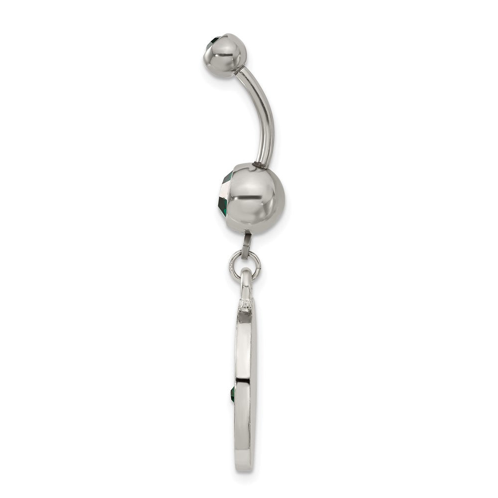 Playboy Miss May Crystal & Enameled Belly Ring